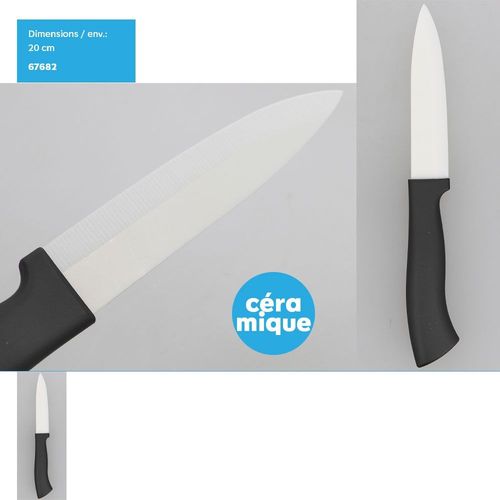 Couteau Office En Céramique De Longueur 20 Cm Avec Housse