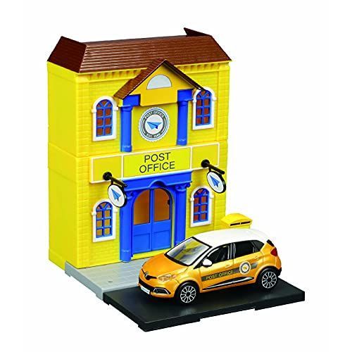 Bburago B18-31512 Street Fire City Post Office 1:43 Avec 1 Voiture, Motifs Et Couleurs Assortis-Bburago