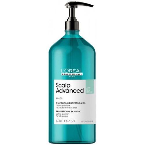 Shampooing Purifiant Cheveux Gras Scalp Advanced L'oréal Professionnel 1,5l 