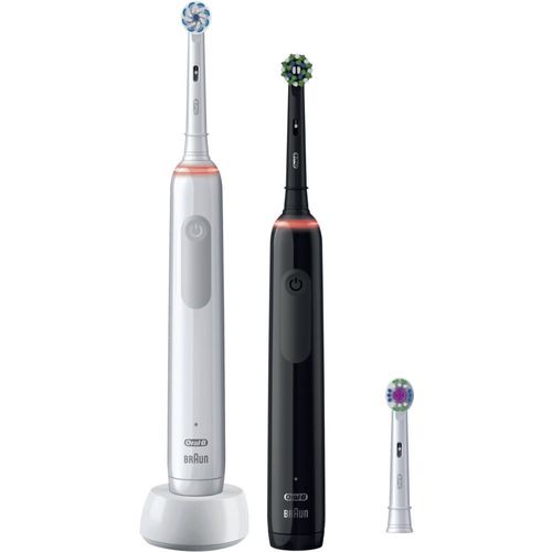Oral-B Pro 3 3900 Jas22 Bk/Wh Mit 2. Handstück