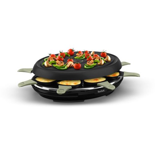Raclette Tefal RE31E810 eco 8 coupelles noir