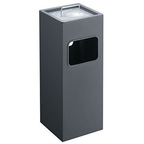 Durable 333158 Cendrier Sur Pied Carrée En Métal Avec Sable Anthracite
