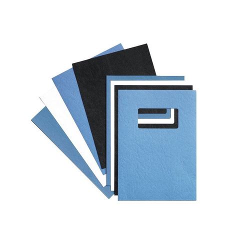 GBC LeatherGrain - A4 (210 x 297 mm) - noir - 250 g/m² - 50 unités couverture à reliure
