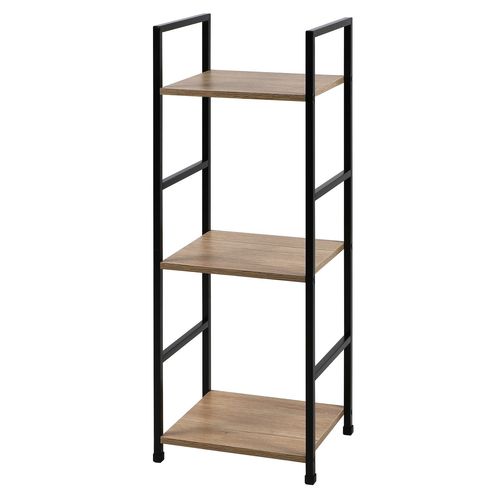 Etagère Droite Échelle 3 Niveaux Colorado H.48 En Métal Et Mdf - Beige Et Noir