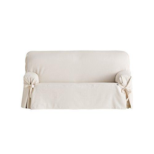 Bianca Eysa Housse De Sofa De Boucles Ecru 1 Place Ecru