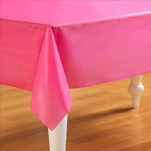 Hot Pink Nappe En Plastique 137 X 274 Cm