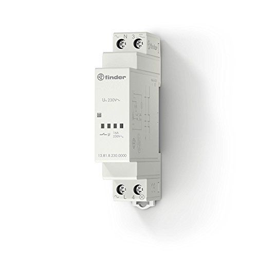 Finder 138182300000PAS Télérupteur électronique modulaire 230 V 1 NO 16 A