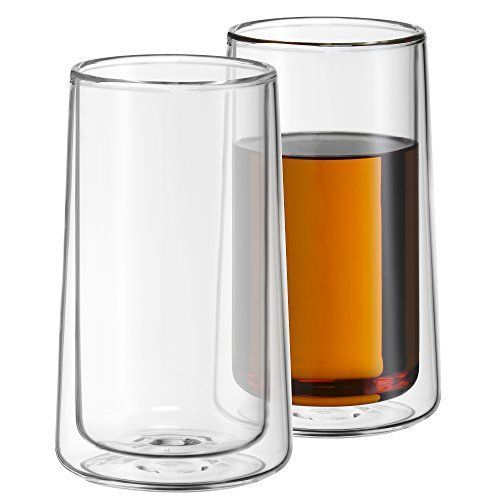 WMF 2 Pièces Verre à thé Double Paroi en verre Transparent