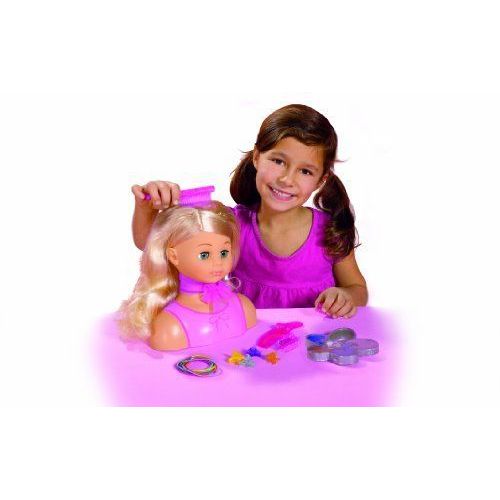 Simba Toys Steffi Styling Make-Up Head With Accessories 25 Cm