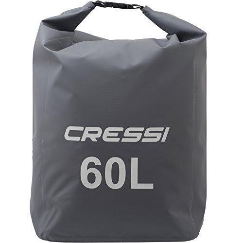 Cressi Sub S.P.A. Dry Back Pack Premium Sac À Dos 100% Étanche Imperméable-Flottant Haute Qualité Mixte Adulte, Gris, 60 L
