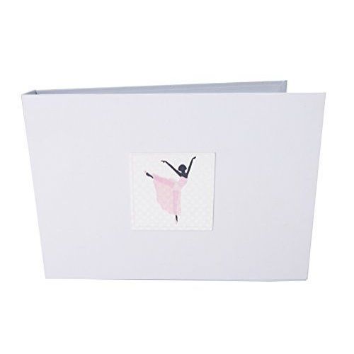 White Cotton Cards Tiny Album Photo Valeur ``Ballerine, Ballet, Blanc