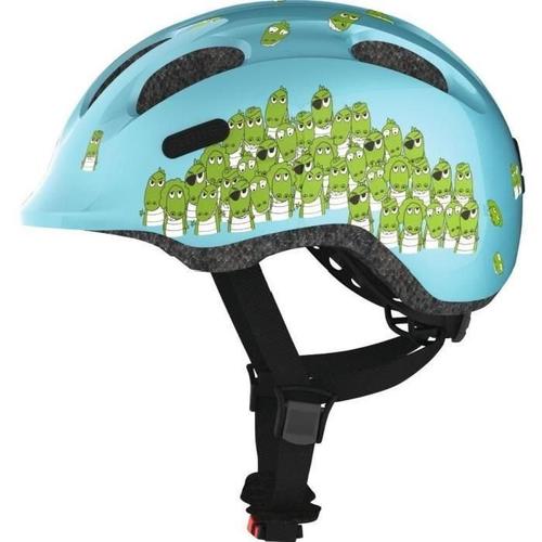 Casque de vélo confort pour enfants - S 45-50cm - Bleu croco - Smiley 2.0 ABUS