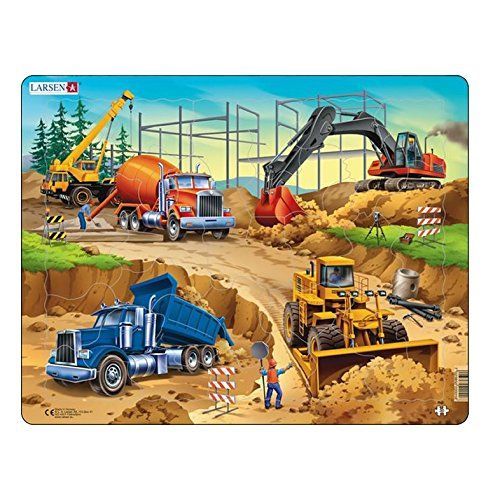 Puzzle 30 Pièces Puzzle Cadre - Le Chantier De Construction
