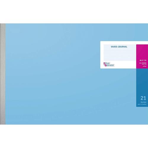 Baier Schneider Journal, Journalblock Caisse En Carton, Bleu Clair, Magenta 21 Comptes O