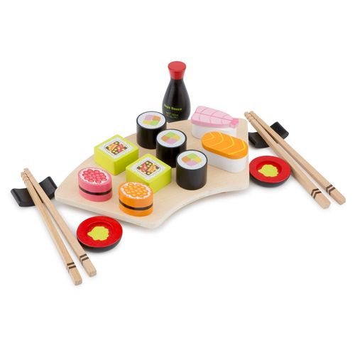 New Classic Toys- Sushi Set, 10593, Multicolore Color