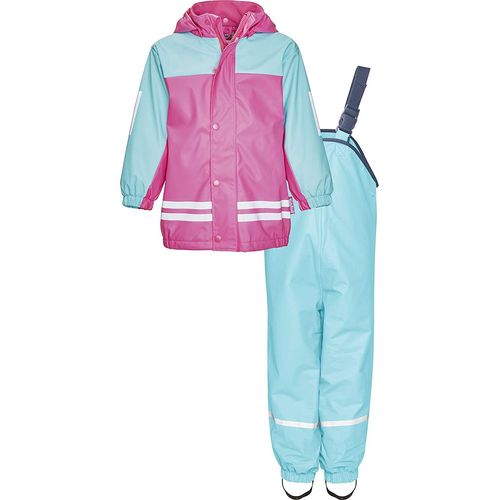 Playshoes Regen-Anzug Mit Fleece-Futter Türkis Gr. 80