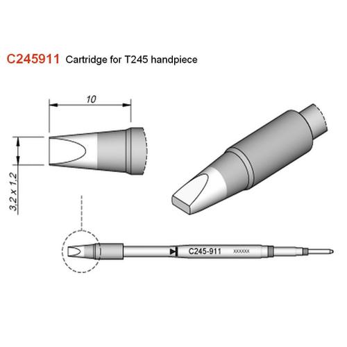 JBC C245913 LF SMD à souder pour T245