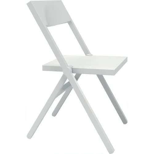 Alessi Aspn3027 Piana Chaise Pliante Et Empilable En Pp, Rouge Et Fibre De Verre