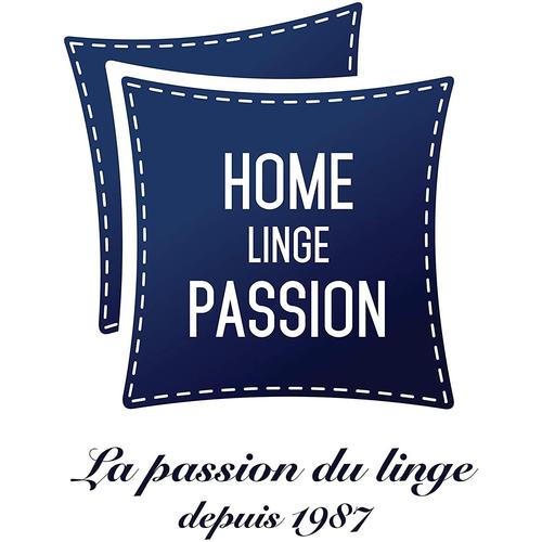 Home Linge Passion Drap Housse 57 Fils, Coton, Blanc, 140x190 Cm
