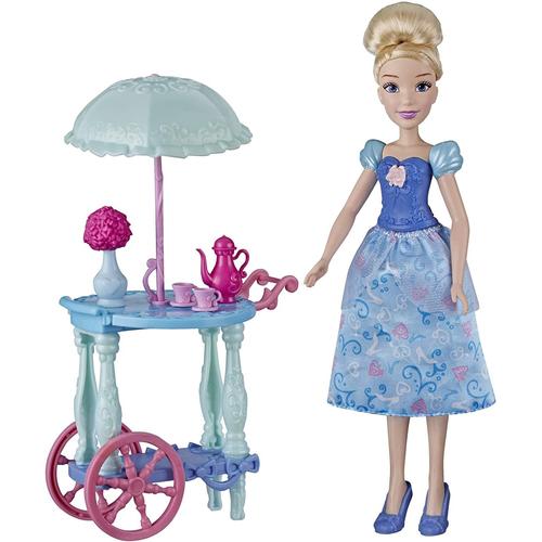 Disney Princesses - E6618es0 Poupée Princesse Cendrillon Et Son Chariot Thé