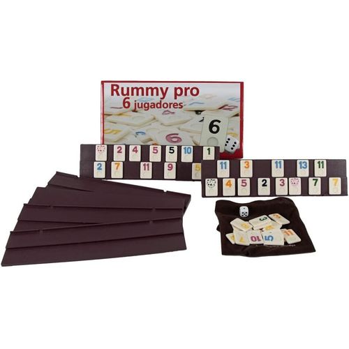 Aquamarine Games Jeu De Société Rummy 6 Joueurs Réf Do001