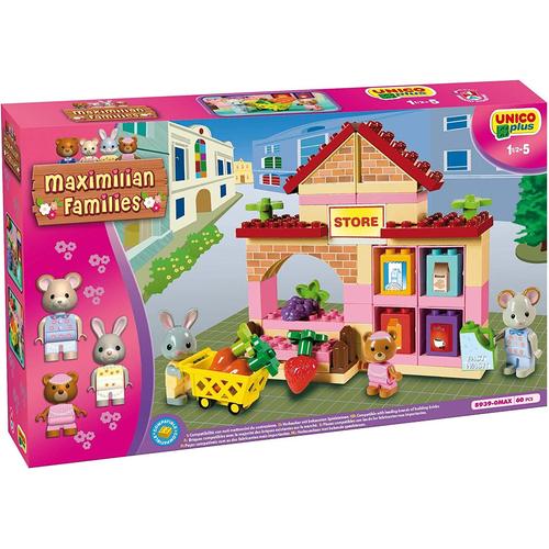 Unico - Androni 8939-0max - Jouets De Construction Plus Max Family M/Market, Multicolore.