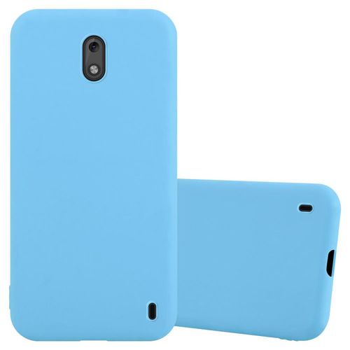 Cadorabo Housse Compatible Avec Nokia 2 2017 En Candy Bleu - Étui De Protection En Silicone Tpu Flexible