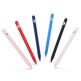 Étui pour Apple Pencil 1ère génération avec coque de protection en silicone  pour stylet Apple 1ère génération Bleu