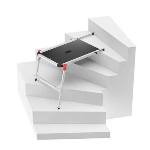 Hailo - Plateforme de travail pour escalier en aluminium Hailo TP2 Pro - Gris