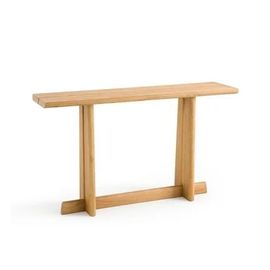 Am.Pm - Console Chêne Massif Sablé, Boecy - Beige