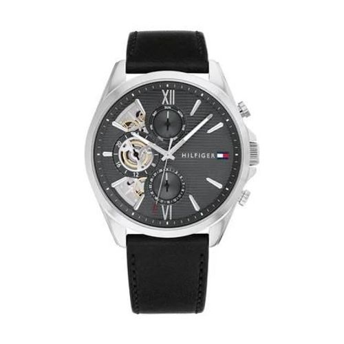 Tommy Hilfiger - Montre Homme Baker Noir 1710644 - Argenté
