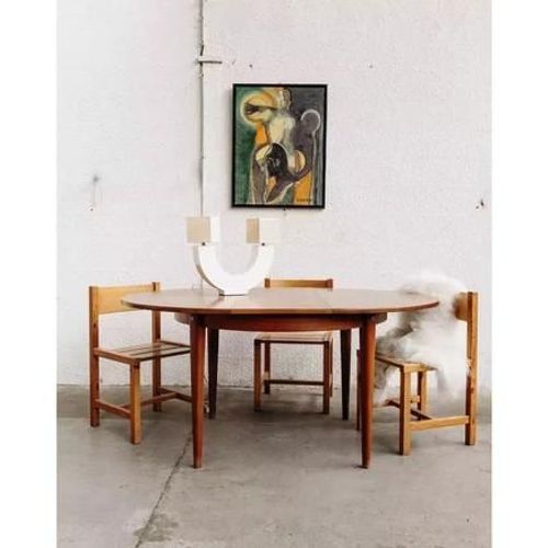 Debongout - Karla, La Table À Manger Scandinave N°18 - Produit Chiné - Marron