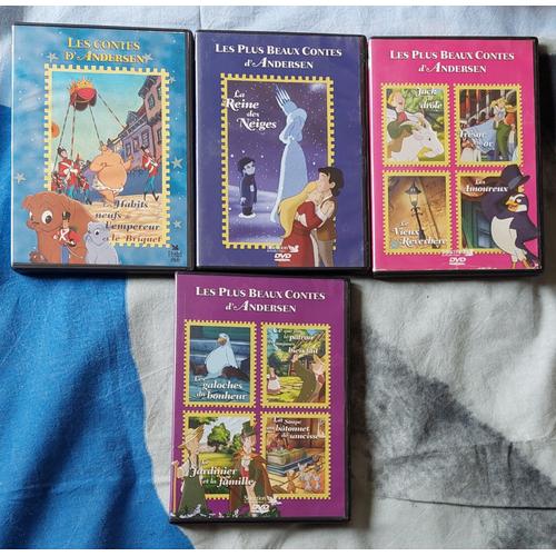 Les Contes D’Andersen - Lot De 4 Dvd : La Reine Des Neiges / Jack Le Drôle / Le Briquet / Les Galoches Du Bonheur / Les Habits Neufs De L'empereur / Le Vieux Réverbère