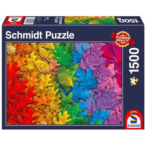 Puzzles Feuilles Colorées, 1500 Pcs