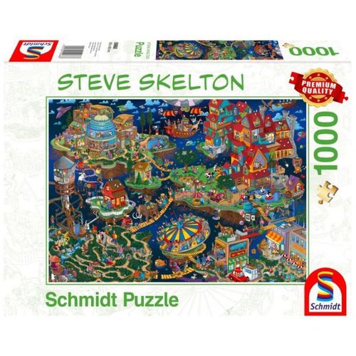 Puzzles Monde En Folie, 1000 Pcs