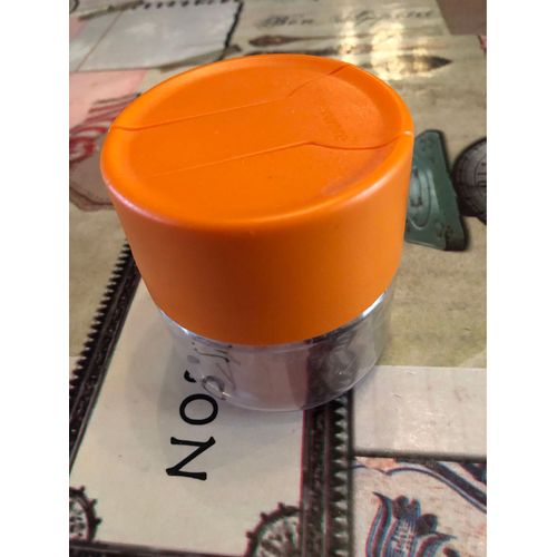 Petite Boîte Verseuse Christalys Tupperware Couvercle Orange 200ml