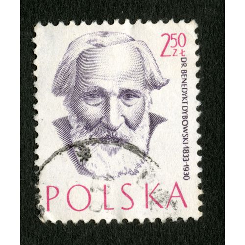 Timbre Oblitéré Polska, Dr Benedykt Dybowski 1833-1930, 2,50 Zl