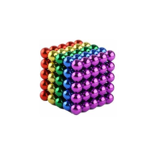 Jouet aimanté magique magnétique 216 billes 5mm -Multicolore