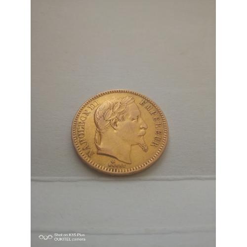 Vente Pièce De Monnaie 20 Francs Or Napoleon Iii B 1864 Empire Français