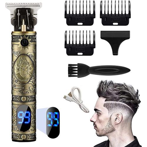 Tondeuse Cheveux Hommes Electriques Tondeuse Barbe Homme Tondeuse Barbe Kit Tondeuse À Cheveux Rasoir Professionnelle En T Sans Fil Électrique Avec Écran Lcd Pour Salon De Coiffure Et La Famille