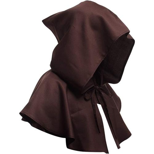 Cape Médiévale À Capuche Pour Halloween, Cosplay, Costume Pour Homme Et Femme