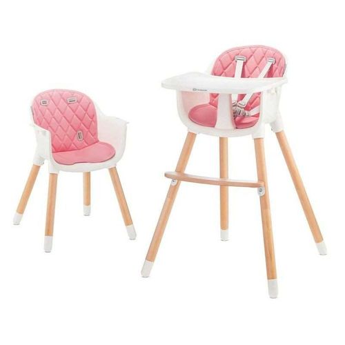 Chaise Haute Évolutive Kinderkraft Sienna - Rose