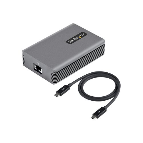 StarTech.com Adaptateur Thunderbolt 3 vers Ethernet, 10GbE, Multi-Gigabit - Adaptateur réseau - Thunderbolt 3 - 1/2.5/5/10GBase-T x 1 - gris sidéral