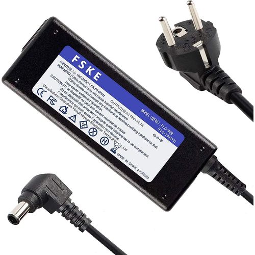 19.5V 4.7A Chargeur pour PC Portable Sony Vaio PCG VGP VPC 71311M 71312M 71811M 71911M AC19V33 AC19V48 AC19V31 AC19V42 SVF152C29M Ordinateur Adaptateur Adapter Alimentation 90W, 6.5 * 4.4mm