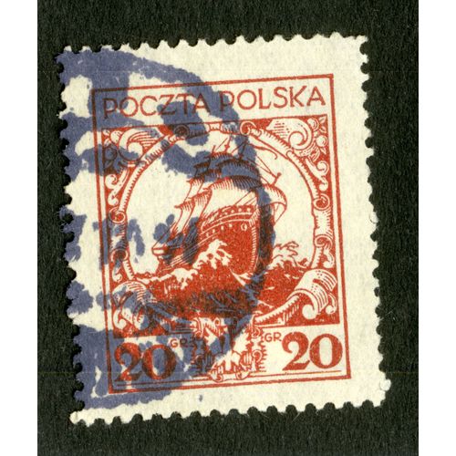 Timbre Oblitéré Poczta Polska, 20 Gr