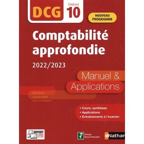 Comptabilité Approfondie Dcg 10 - Manuel & Applications