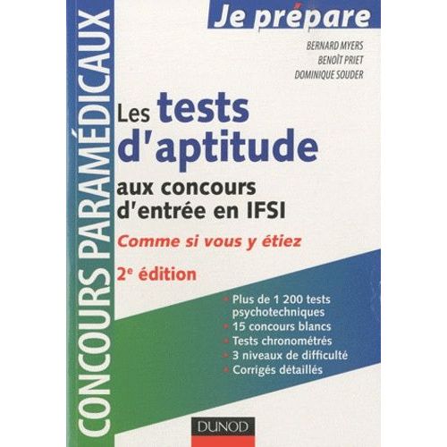 Les Tests D'aptitude Aux Concours D'entrée En Ifsi - Comme Si Vous Y Étiez