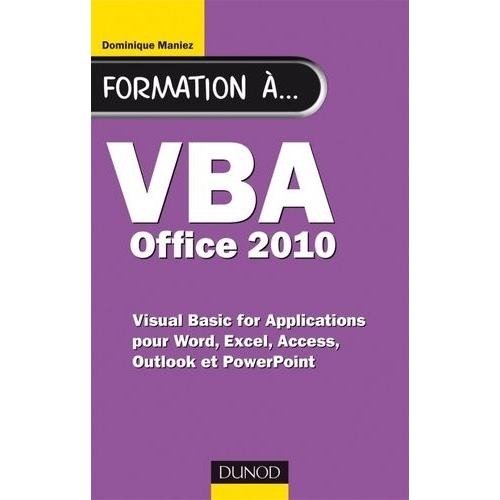Formation À Vba Office 2010