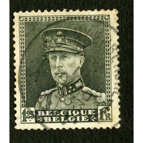 Timbre Oblitéré Belgique, Belgie, 1,25 Fr