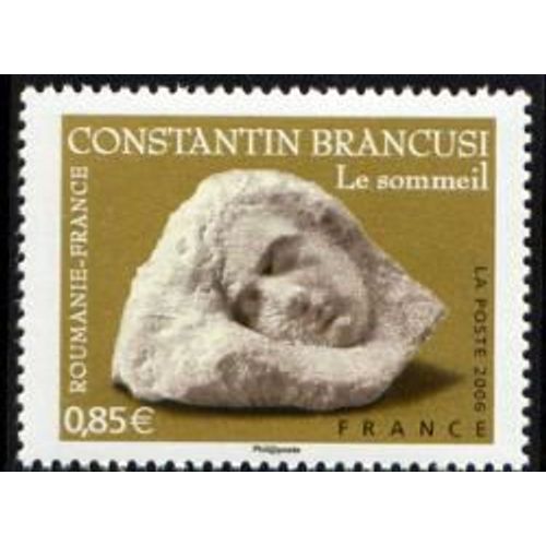 Timbre France 2006 Oblitéré - Constantin Brancusi «Le Sommeil» - 0.85 Yt3964